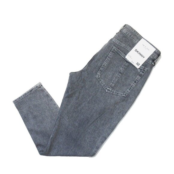 NWT rag & bone Cate Skinny in Colby Gray Mid Rise Ankle Stretch Jeans 32 - Picture 6 of 7